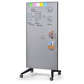 Glasboard-Markerhalter Legamaster WOODEN, magnetisch, lagert 4 Boardmarker, B 60 x T 35 x H 200 mm, Buchenholz, lackiert